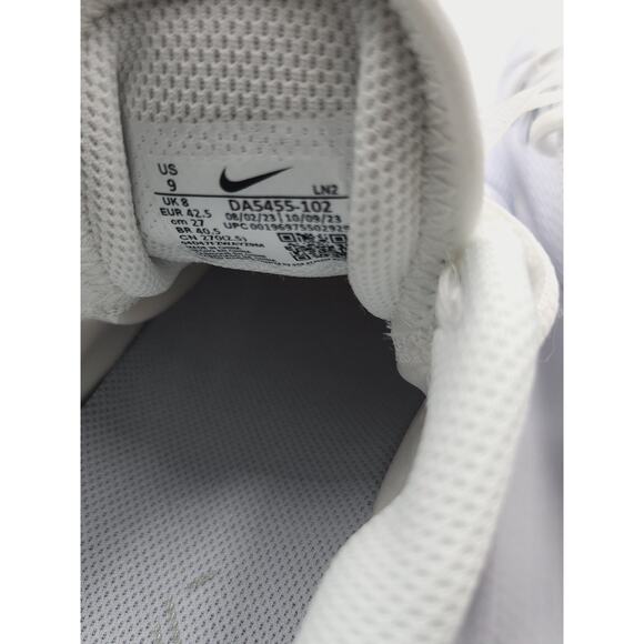 Sz 9 Nike Vapor Edge Speed 360 2 White Silver Football Cleats Men\'s DA5455-102
